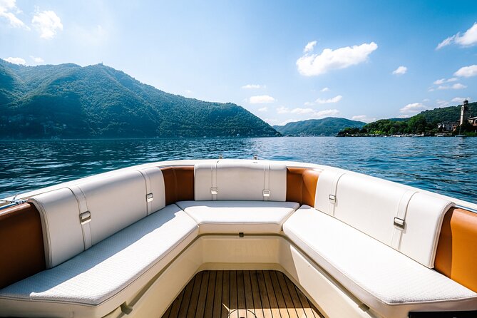 1H Private Cruise Lake Como Tender Yacht Invictus 6 pax - Meeting at Como Pier, Lario Bar, and Getting Ready