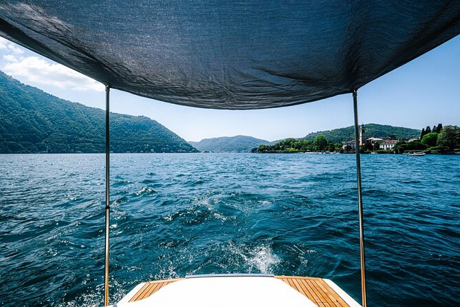 1H Private Cruise Lake Como Tender Yacht Invictus 6 pax - Moltrasio, Carate Urio, and Laglio: George Clooney’s Villa Oleandra