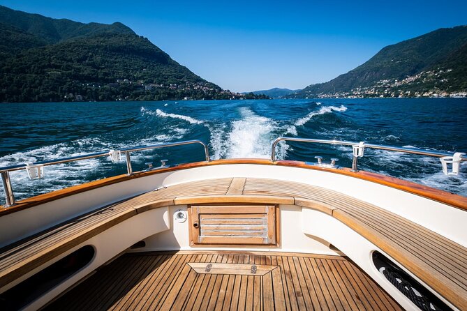 1H Private Cruise on a beautiful wooden speedboat on Lake Como - Life Electric by Daniel Libeskind, a modern stop with star design energy