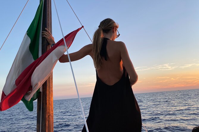 2 Hr Shared Cinque Terre Sunset Cruise with Swim Stop {wine inc!} - Corniglia and Vernazza from the sea: postcards, but with real scale
