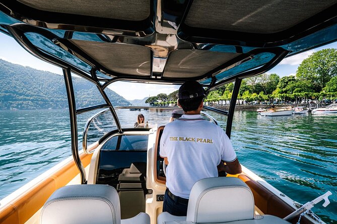 2H Private Cruise on Lake Como Tender yacht Invictus 9 pax - Where you meet, and how the Invictus layout affects your comfort
