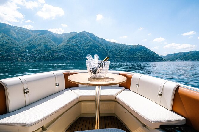 3H Guided Cruise Stop Bellagio Tender yacht Invictus 9 Pax - Brienno, Il Crotto dei Platani, and a glimpse toward Isola Comacina