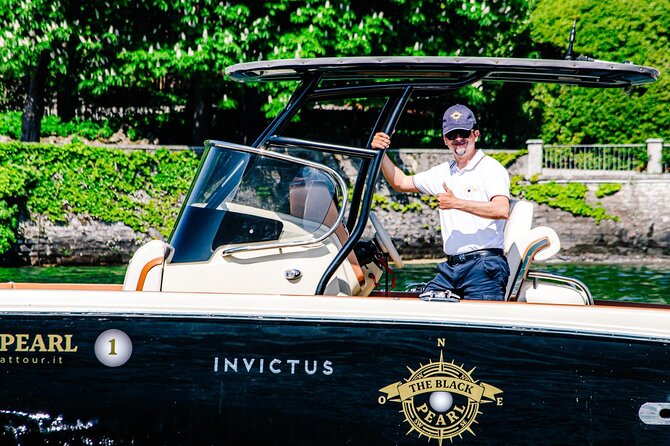 3H Guided Cruise Stop Bellagio Tender yacht Invictus 9 Pax - Villa del Balbianello and the Gulf of Venus, fast but scenic