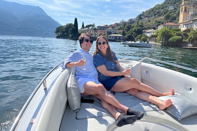 6 hour boat tour with captain on Lake Como - Bellagio in 40 minutes, cobbled staircases and Villa Melzi Gardens