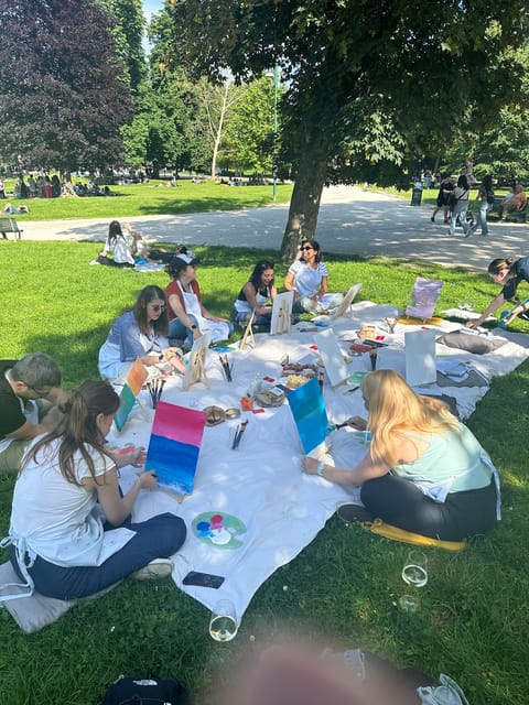 Art in the Park: Paint 'n Sip at Parco Sempione - The Instructor Team and the Small-Group Advantage