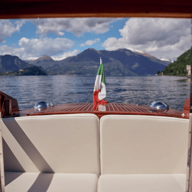 Bellagio: Shared Sunset Boat Tour with Prosecco Aperitif - Audio guide in seven languages: how to use it without getting bored