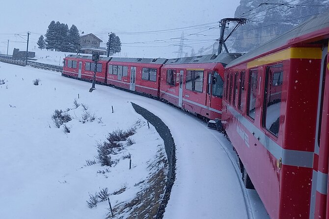 Bernina Red Train, Swiss Alps & St Moritz From Milan - Piz Bernina to Tirano in the evening: what to do with the last stretch
