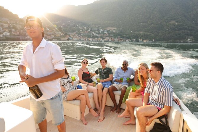 Boat Party on Lake Como - Open Bar - The people and the vibe: crews like Omar, Alex, and Hunter
