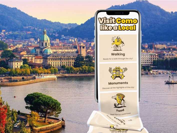 Como: Digital Audioguide made with a Local for your Tour - How this Como digital audioguide feels like a local day