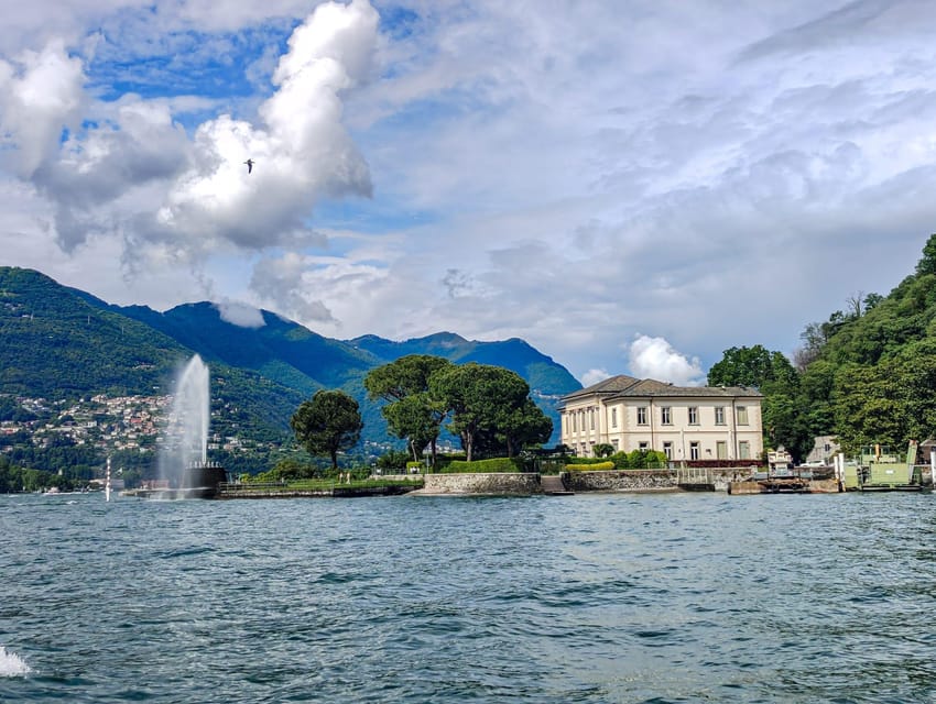 Como: Lake Como Shared Boat Tour - The opposite shore: Hotel Sereno, Mandarin Oriental, and late-stage photo magic