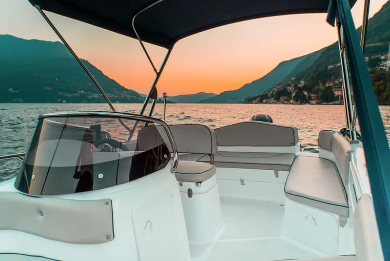 Como: Private 1-Hour Boat Rental - The 1-hour loop: Villa Erba, Villa d’Este, and famous shorelines