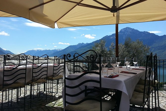 Domaso: Wine Tasting at the Winery on Como Lake - The tasting terrace on Lake Como, three wines paired with local specialties