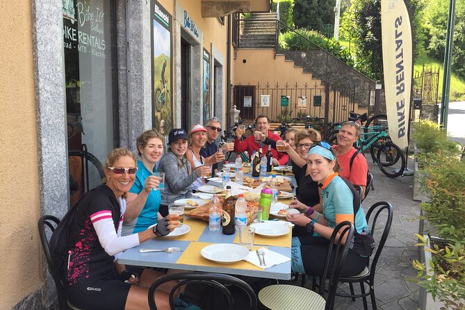 Group Bike Tour: Onno & Ghisallino (E-bikes and Road bikes) - The Bellagio to Valbrona stretch: views plus a real water break