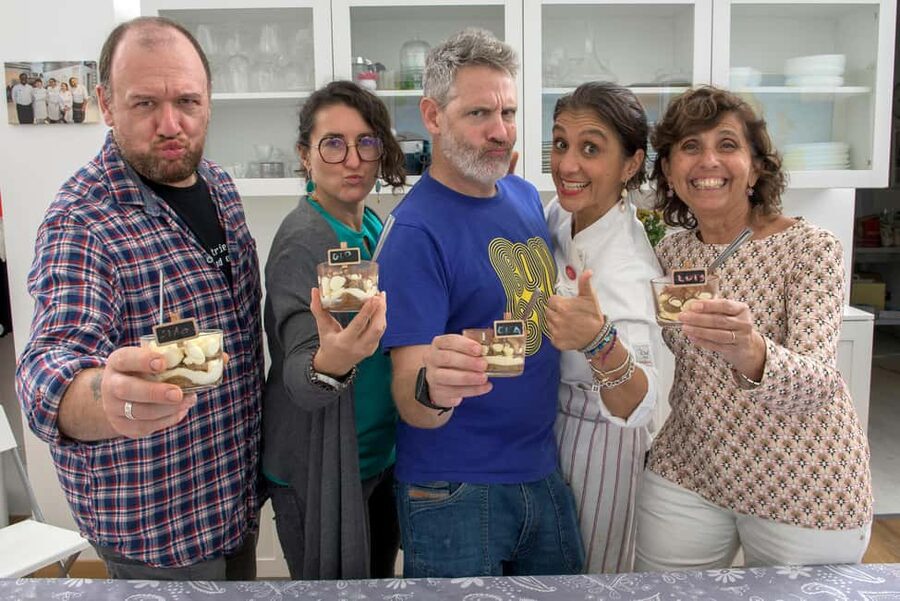 International aperitif + cooking class in Italian - How the 2.5 hours actually plays out