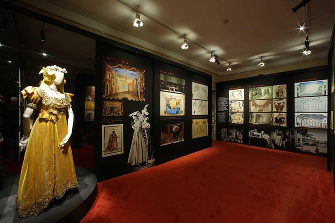 La Scala Theatre and Museum Tour in Milan With Private Guide - Inside the Teatro alla Scala Museum: costumes, instruments, and portraits