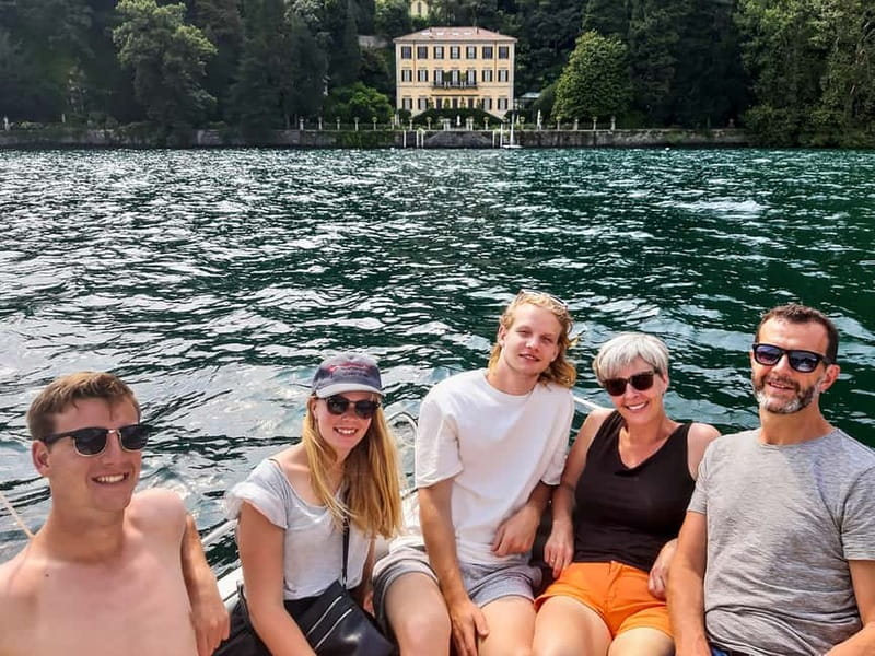 Lake Como: 2h Shared Boat Tour with Wine Tasting - Moltrasio, Passalacqua, Versace, and the Clooney-style sightings around Laglio