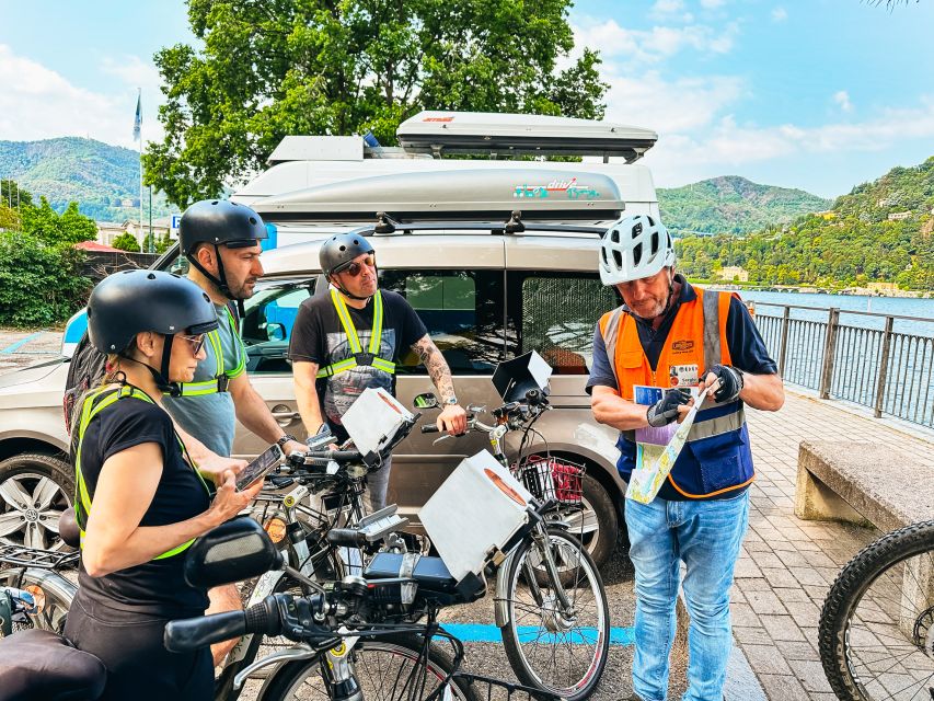 Lake Como: eBike Tour with Live Guide, eHelmet, and iPad - Your 3-hour route: historic Como, lake views, and villa-close moments