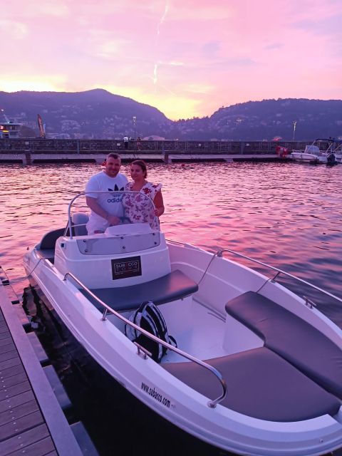 Lake Como: Motor Boat Rental - On-Water Time: Exploring Lake Como at Your Pace (Plus Swimming)