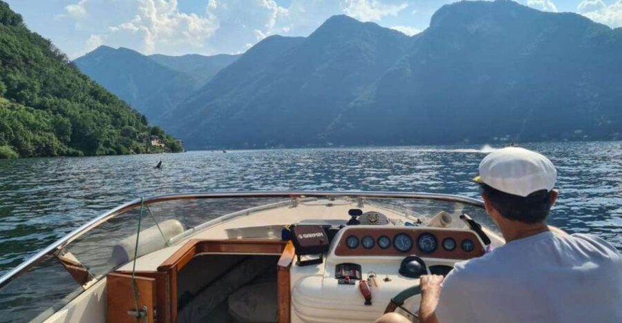 Lake Como: Private Southwest Coast Boat Tour - Como Stop and Guided Time on the Water