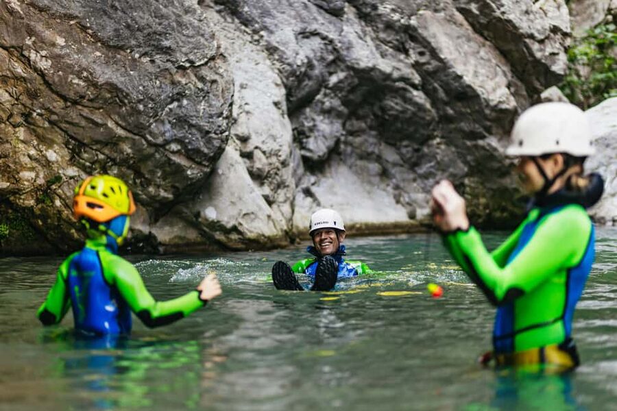 Lake Garda: Family Friendly Canyoning Tour - Meeting in Campione del Garda, then walking into the canyon