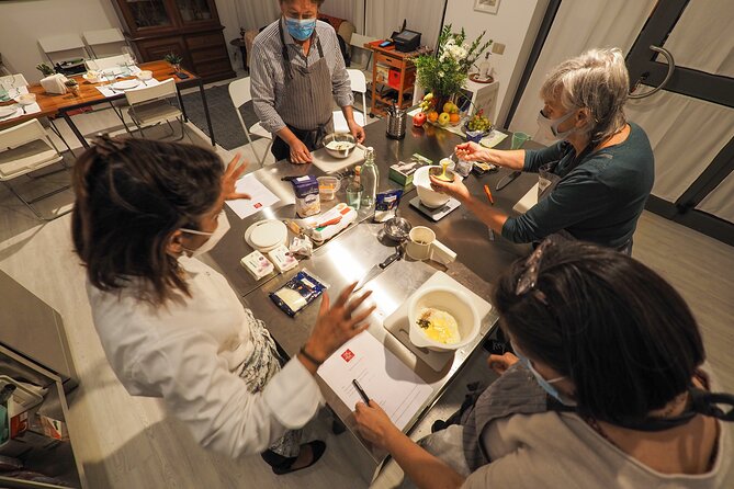 Learn to Cook Italian Recipes with an Italian Chef - Eating what you cooked, with Italian wine and coffee