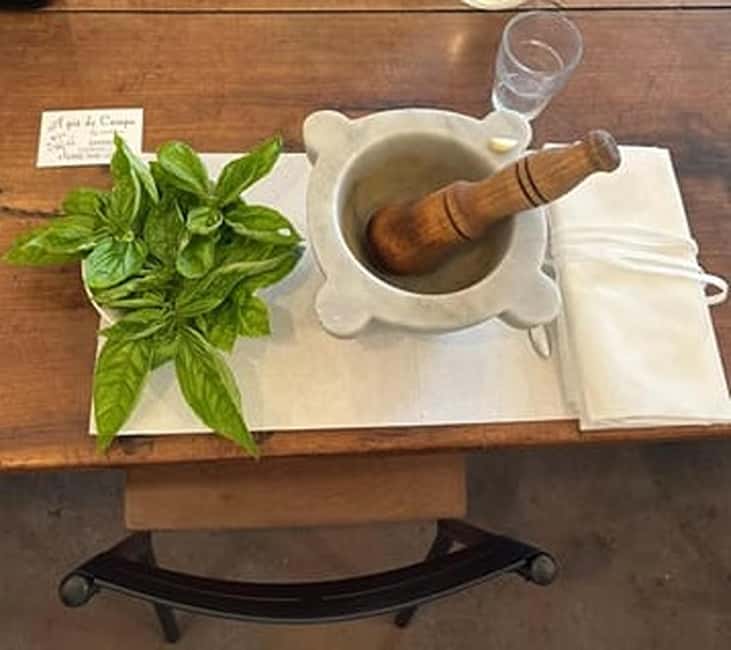 Manarola: Authentic Pesto Making Class at Cinque Terre - The pesto history story: ingredients, regions, and technique clues