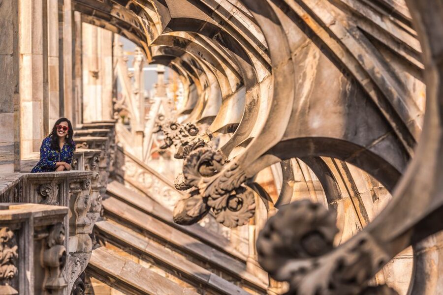 Milan: Cathedral Rooftop Tour - The golden Virgin Mary and the top-level payoff