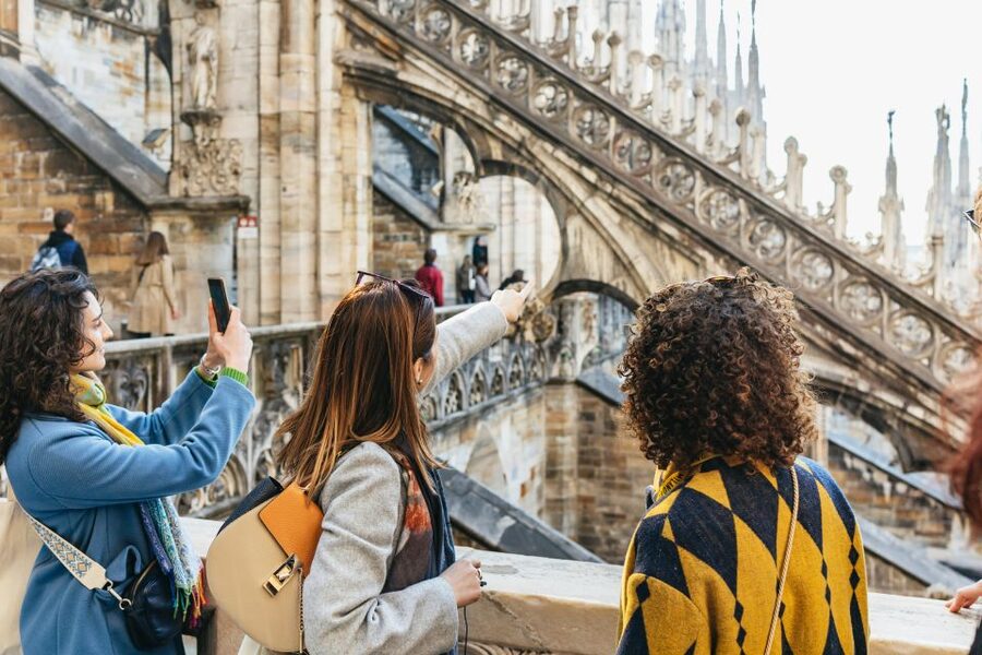 Milan: Duomo Rooftop and Cathedral Guided Tour with Tickets - Cathedral time: gothic architecture built over centuries