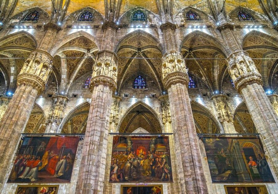 Milan: Duomo & Rooftop Tour with Optional Hop-On Hop-Off Bus - Inside the Duomo: Gothic Detail, Art, and the Weirdly Human Stories