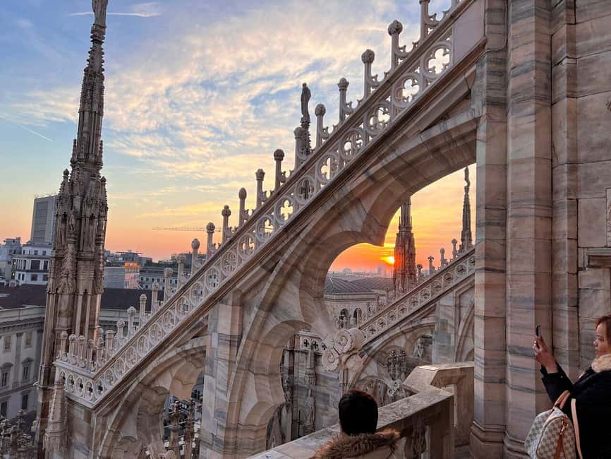 Milan Duomo Rooftops Tour + Optional Hop-on-Hop-off ticket - Duomo rooftop views: what makes it such a big deal
