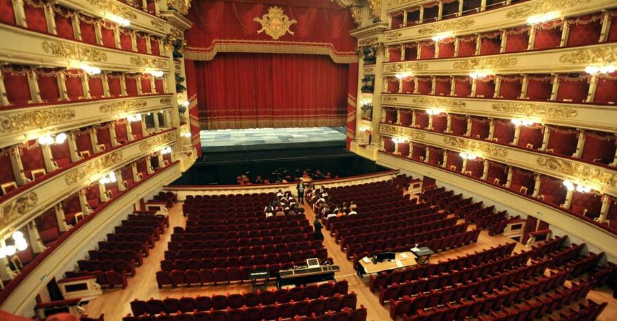 Milan: La Scala Theater & Museum Guided Experience - Theatre viewing from the third-level boxes, chandelier moments, and stage views