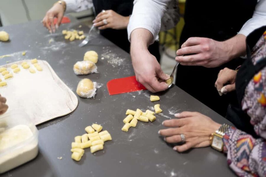 Milan: Pasta, Gnocchi and Tiramisù Cooking Class with Wine - Gnocchi with truffle sauce, plus the baked crunchy finish