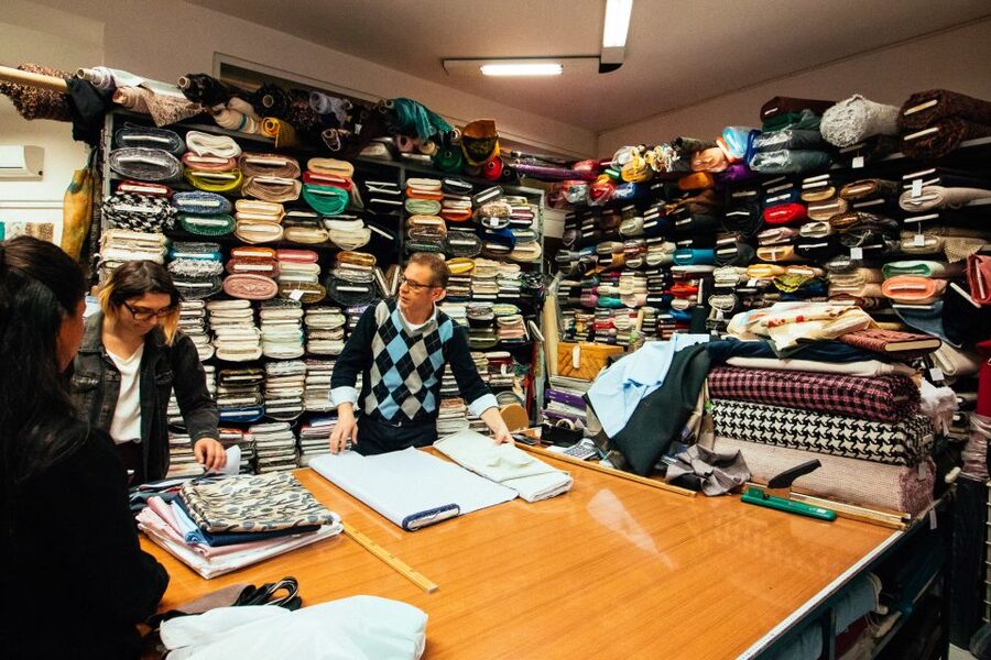 Milan: Private Fashion Tour - The fabric-focused stop, where quality is the main story