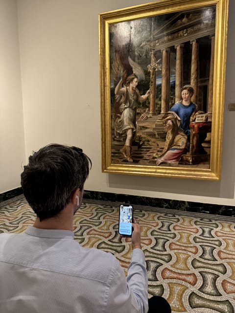 Pinacoteca Ambrosiana audioguide - The real-world workflow: how you activate and listen
