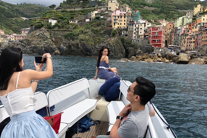 Private Boat Tour Along the Cinque Terre - Private Boat Comfort, Music, and the Captain Style