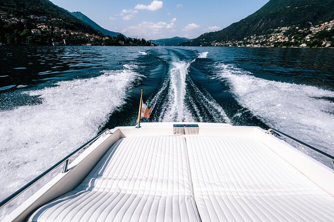 Private Cruise on Lake Como with Luxury Motorboat from 1H to 4H - Crossing to Villa Pliniana: the swim moment