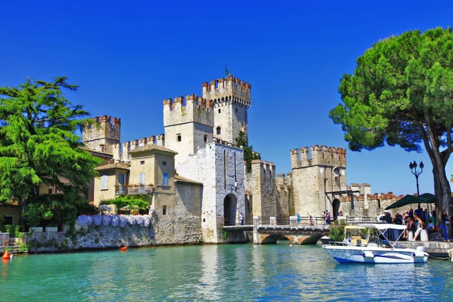 Sirmione: Walking and Speedboat Tour - Castle walls, medieval details, and that special town feel