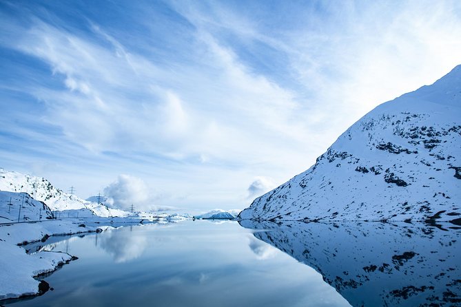 Swiss Alps Bernina Red Train and St.Moritz Tour from Milan - Ospizio to Engadin via Brusio, the engineering moments you will remember