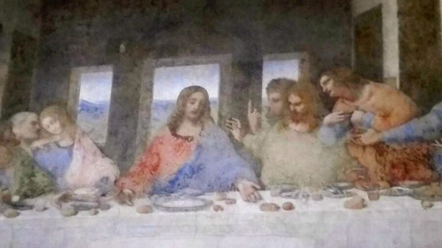 The Last Supper Skip-the-Line Ticket & Milan Tram Tour - Santa Maria delle Grazie beyond the painting